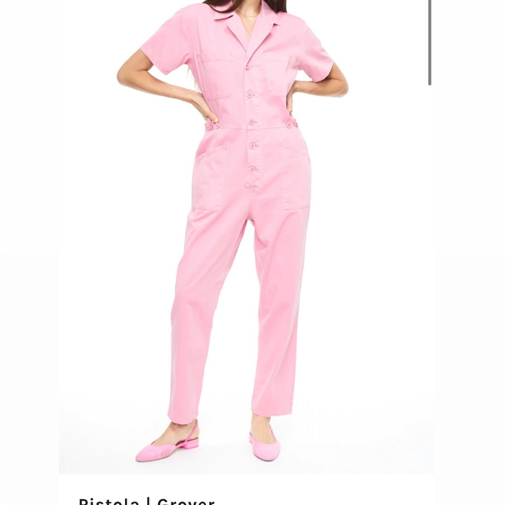 Pistola pink jumpsuit size Medium